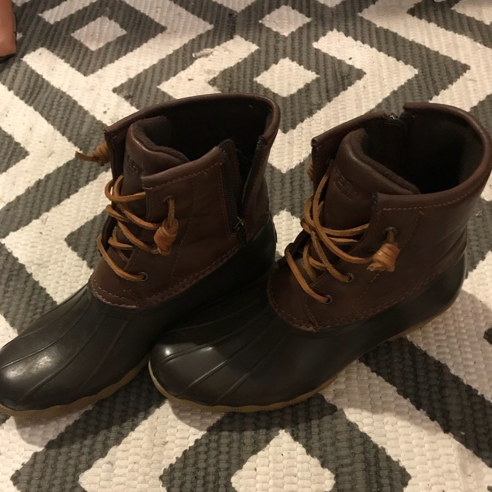 Sperry Duck Boots, Size 6